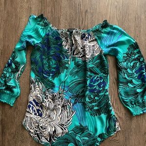 White&black size Small silk